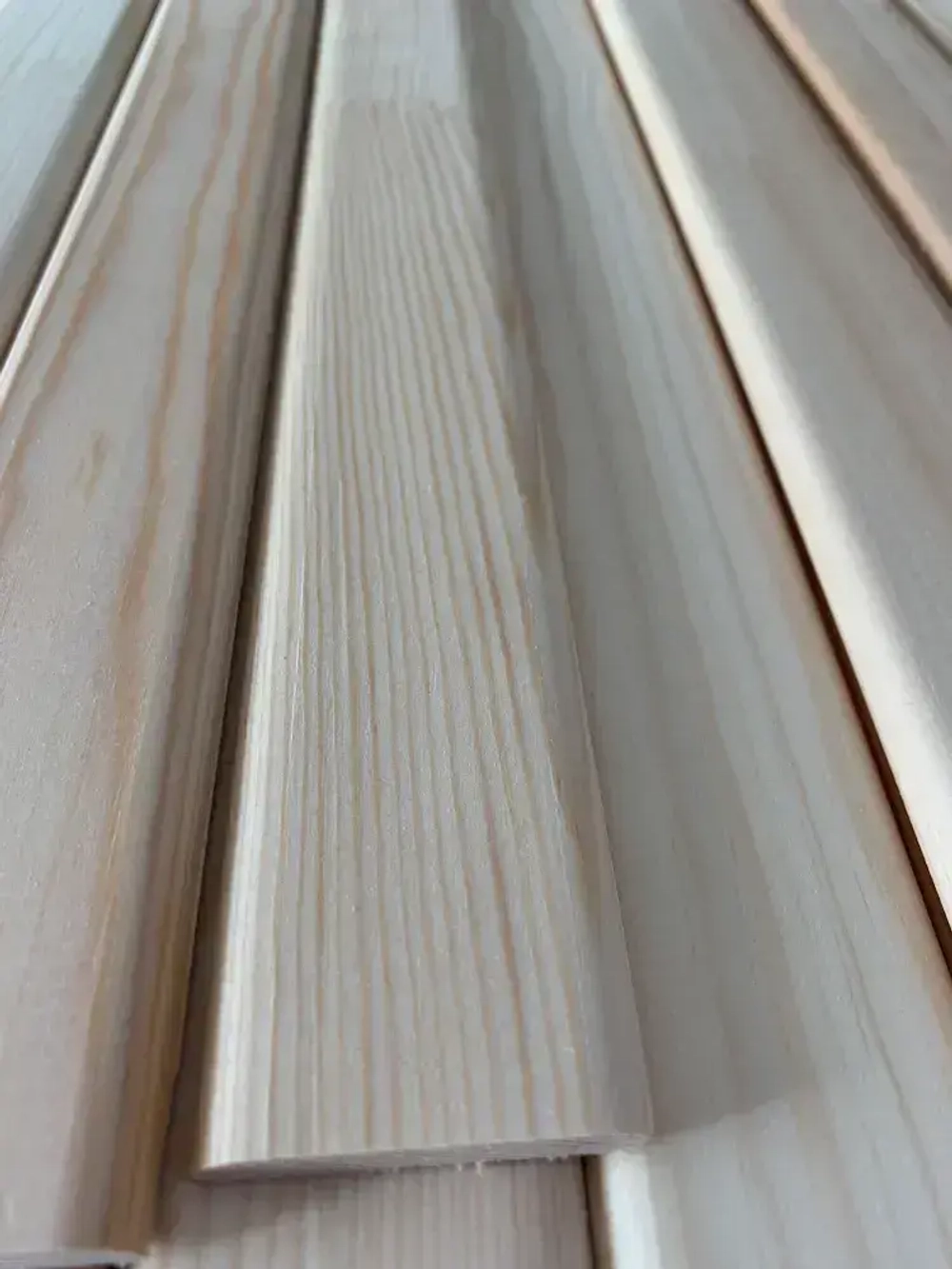 Раскладка деревянная, нащельник 6х40х2000 мм., Экстра сорт, 10 шт., сосна сращенная