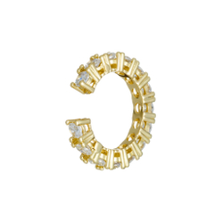 Кафф полоса цирконов, глубокая посадка камней