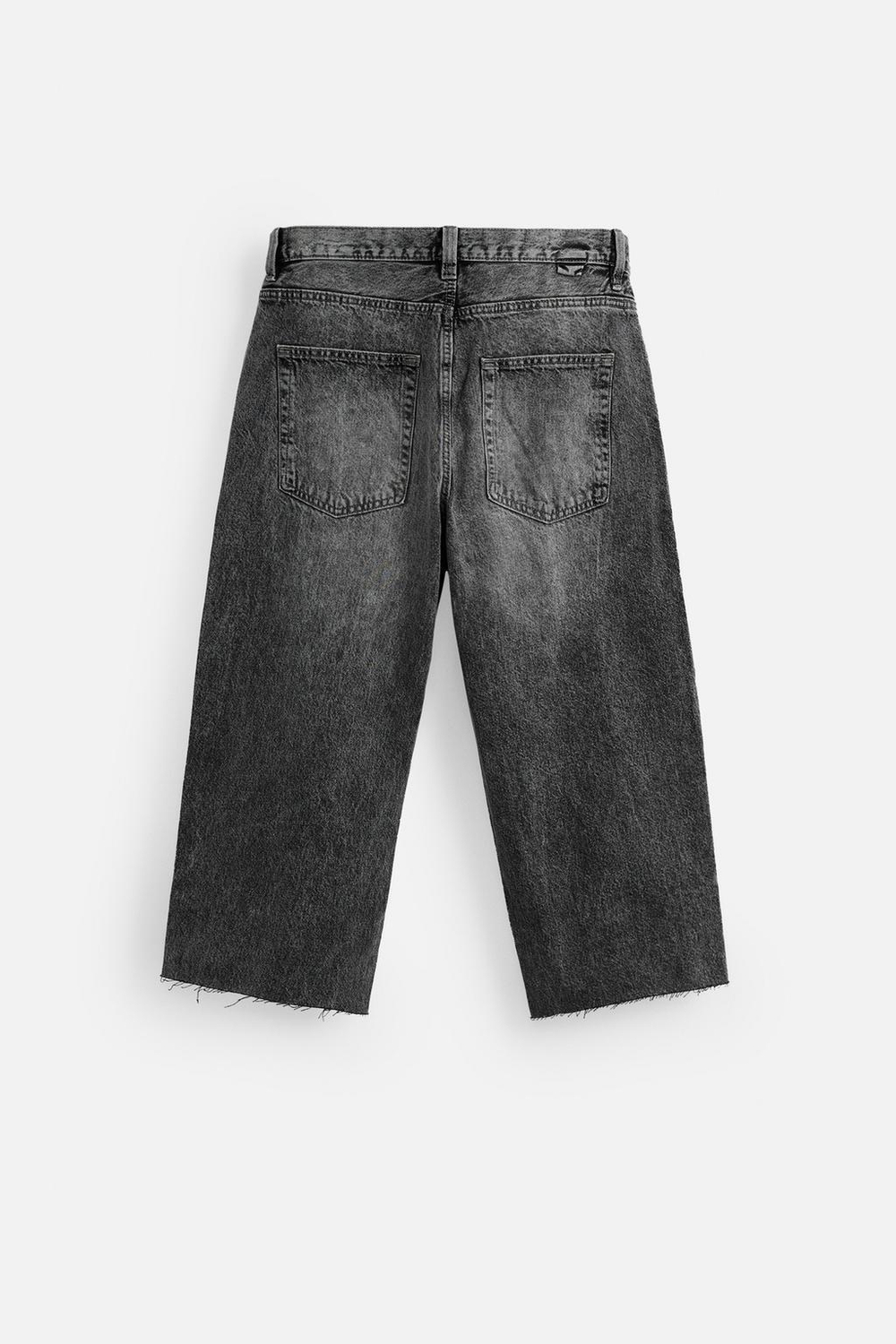 Укороченные джинсы wide-leg