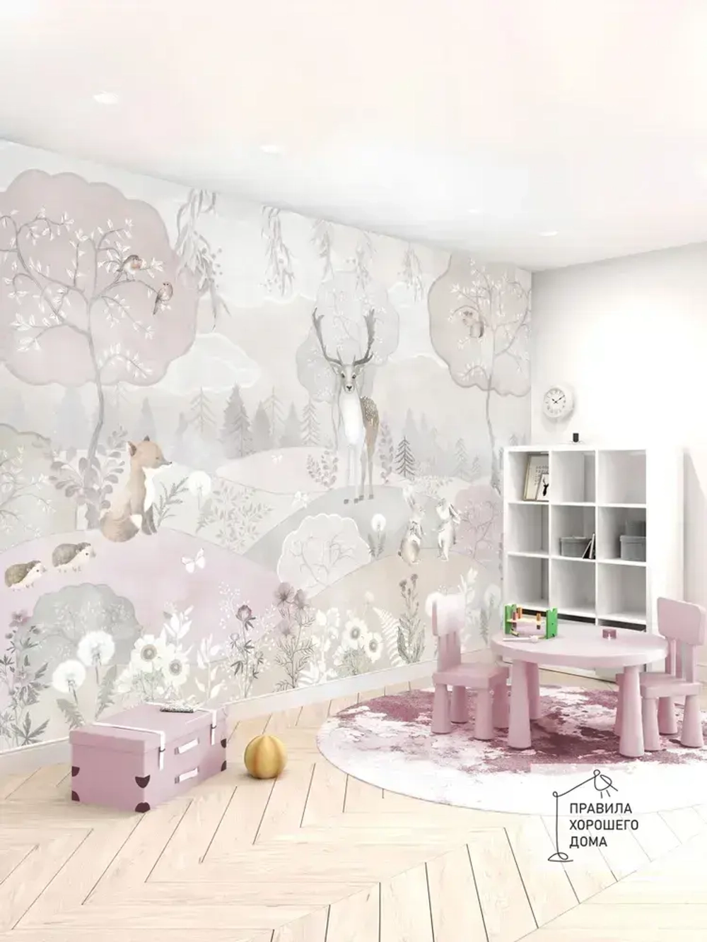 Фотообои 3d детские 400х270 Сказочный олень