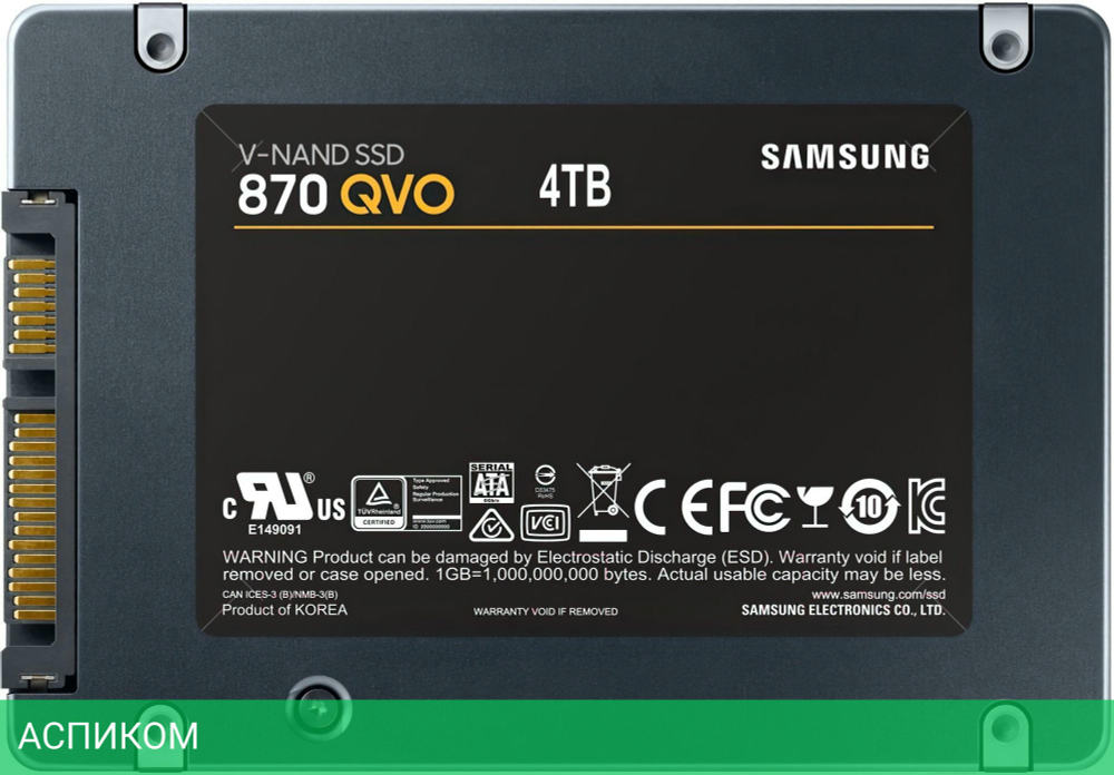 SSD диск Samsung 870 QVO MZ-77Q4T0BW