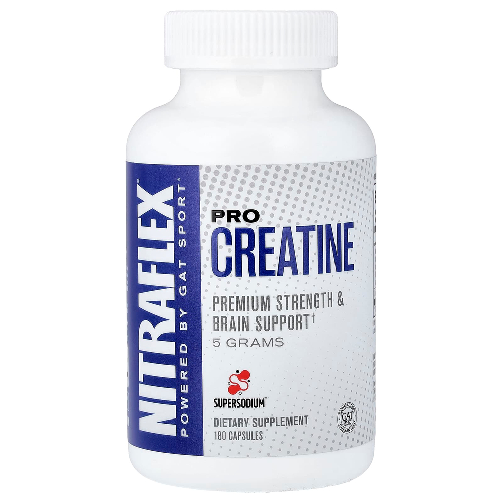 GAT, Nitraflex®, прокреатин, 180 капсул