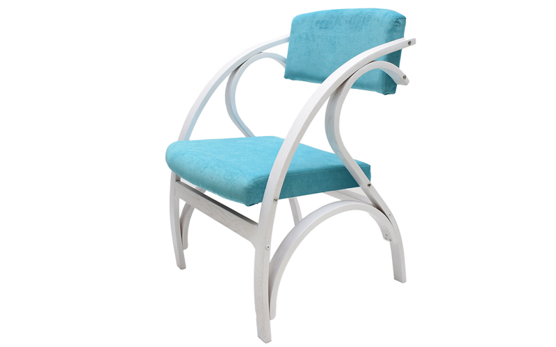 Кресло для отдыха Лира (Velvet Lux 41, Акрил белый)