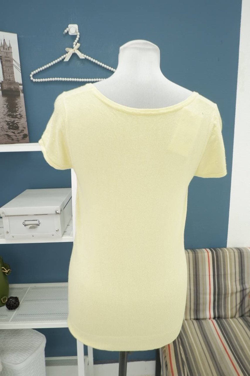 Джемпер с коротким рукавом 46 размер