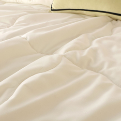 Комплект постельного белья с Одеялом VIVA - HOME TEXTILE, Однотонный, Сатин, Евро