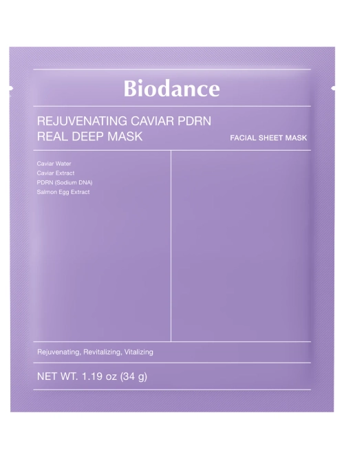 Biodance Rejuvenating Caviar PDRN Real Deep Mask гидрогелевая маска с ПДРН и икрой