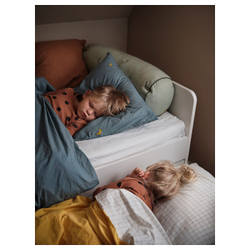 IKEA VÄNKRETS  (ИКЕА ВÄНКРЕТС)  -  Пододеяльник и наволочка, клетчатый белый/желтый, 150x200/50x60 см