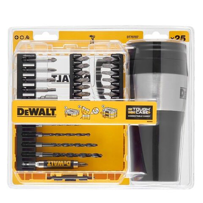 DeWalt, DT70707, Набор бит и сверл 25 шт + кружка,