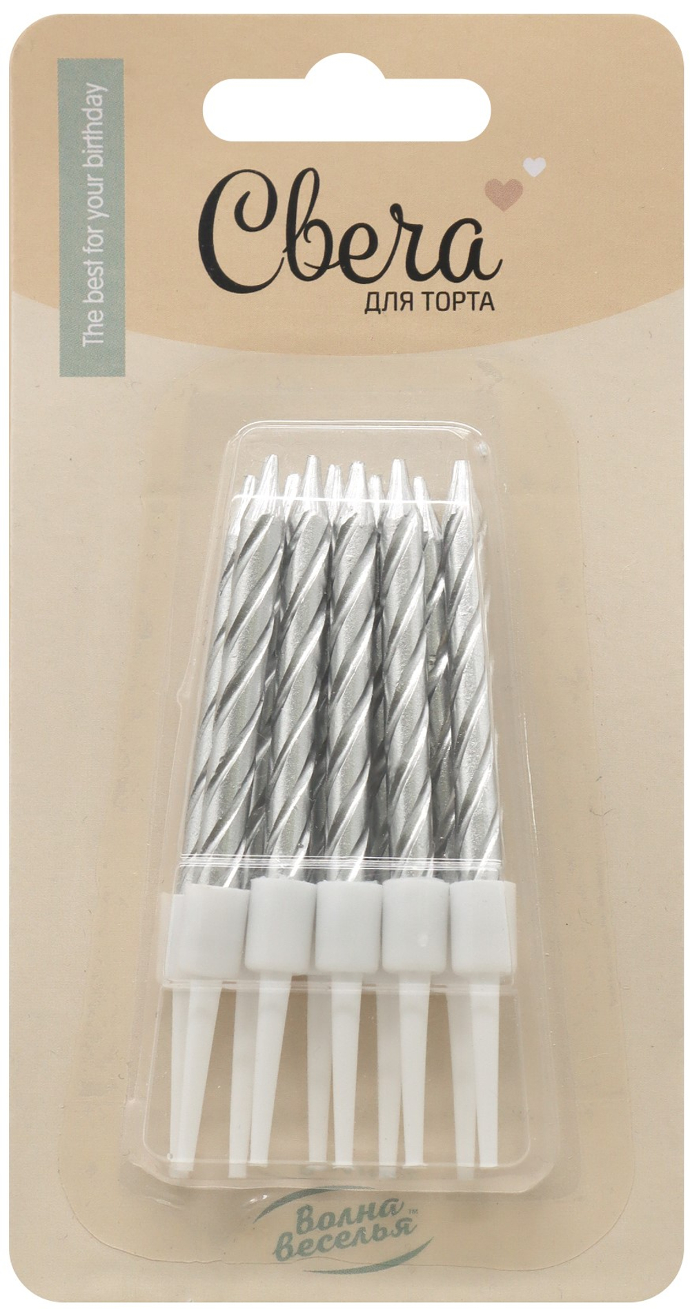 Свечи Спирали, 10 шт.