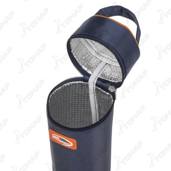 Термос 'BIOSTAL-АВТО' с узкой горл. и прям. кр., с термочехлом, 1,0л. (NBP-1000-1) Biostal