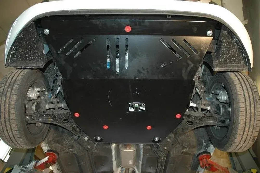 Защита картера и КПП Sheriff для Kia Picanto I (SA) Рестайлинг 2007-2011 арт.11.1781