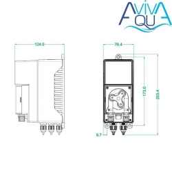 Дозирующий насос для бассейна Aquaviva KTHX Smart Plus pH/Rx 7 л/ч