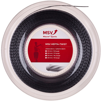 Теннисные струны MSV Hepta Twist (200 m) - anthracite