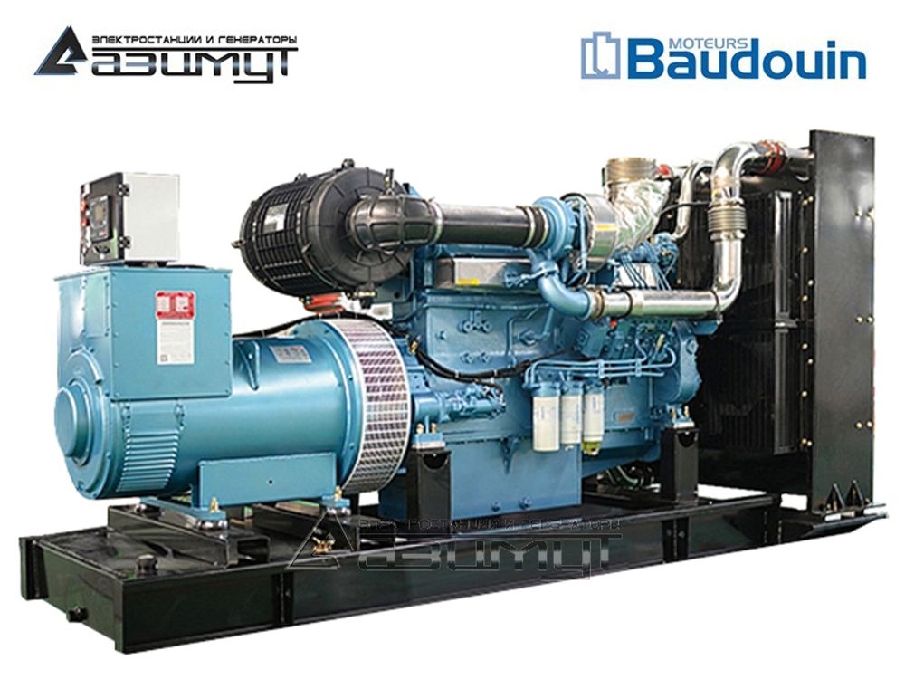 Дизельный генератор Азимут АД-520С-Т400-1РМ9 Baudouin