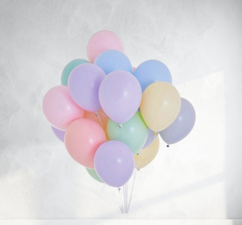 Связка шаров "Пастель" 21 шар с гелием