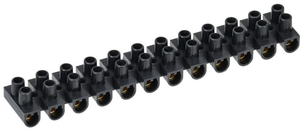 Колодка клеммная полистирол ЗВИ-5 н/г 1.5-4.0кв.мм черн. (блист.2шт) IEK UZV5-005-04-2