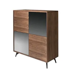 Буфет Angel Cerda 1403, 124х110 см, орех, стекло