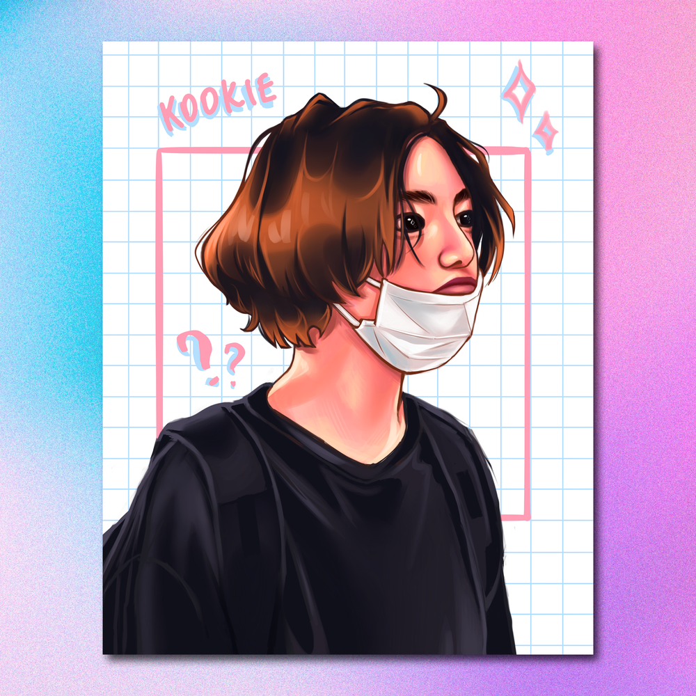 Арт принт / art.lior / BTS / Чонгук #2