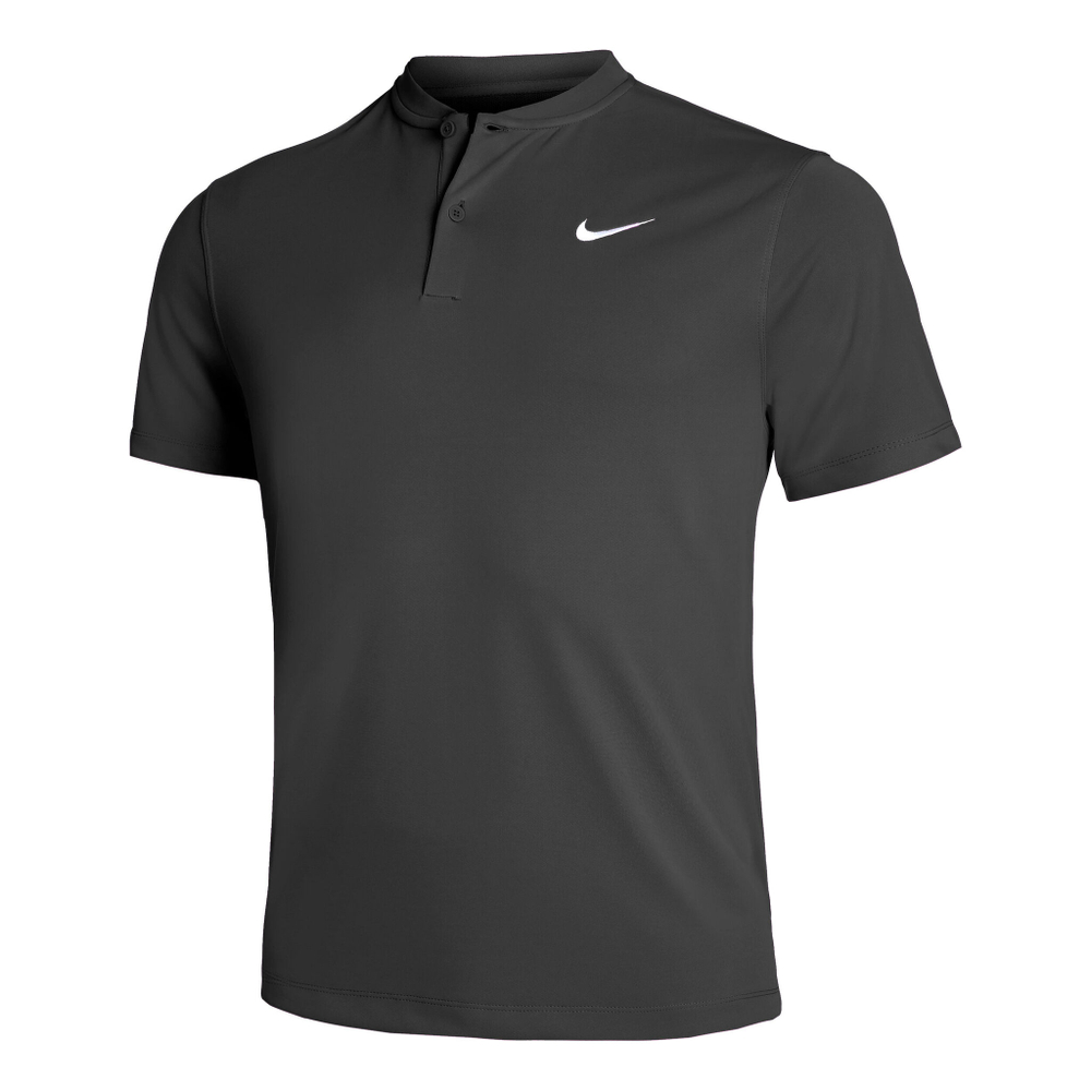 Мужское теннисное поло Nike Dri-Fit Blade Solid Polo Men - Black