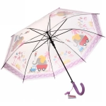Зонт детский полуавтомат «Ultramarine - Весёлые зверята», микс 6 цветов, 8 спиц, d-98см, длина в слож. виде 65см