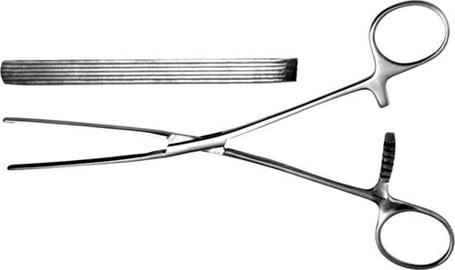 ТМ- З-40-5 Зажим кишечный эластичный д/детей, прямой, 170 мм (НОВОЕ ИСПОЛНЕНИЕ)