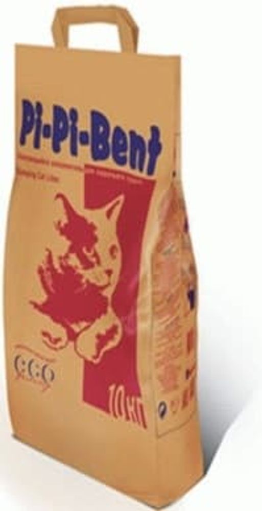 Наполнитель Pi-Pi-Bent Классик для кошачьего туалета, комкующийся, пакет 10кг Наполнитель Pi-Pi-Bent Классик для кошачьего туалета, комкующийся, пакет 10кг