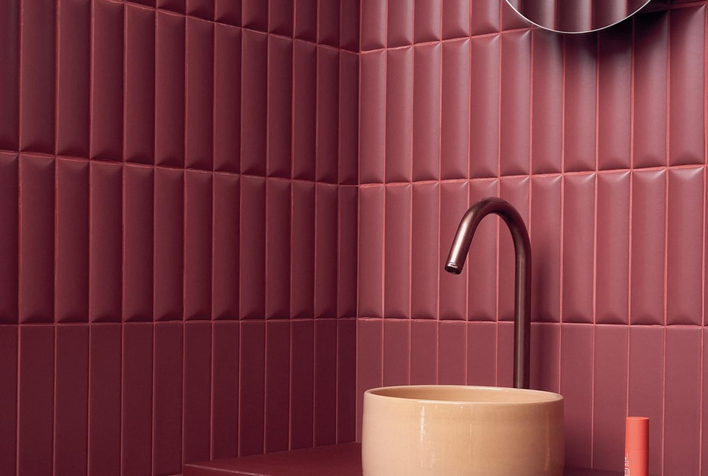 41zero42 Biscuit Plain Bordeaux 5x20