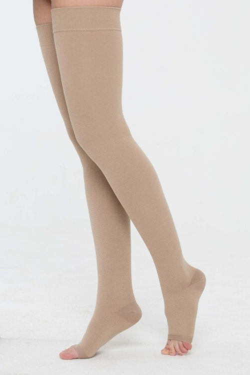 Чулок компрессионный ЧККВ "ЦК" -чулок р1 чер/сер