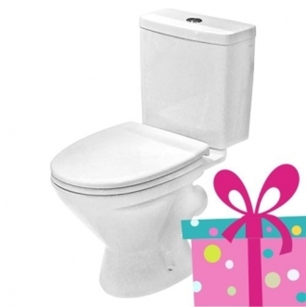 Унитаз-компакт Santek Лига  с сиденьем стандарт