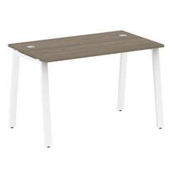 Metal System Стол письменный на А-образном м/к БА.СП-2 Вяз Благородный/Металл Белый 1200*720*750