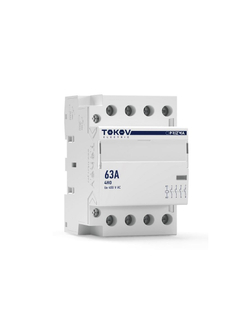 Контактор модульный 54мм 63А 230В АС 4НО PRIZMA TOKOV ELECTRIC TKE-PZ-MC-3-63-230-40