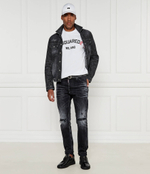 Кожаные кроссовки Giuseppe Zanotti - черный(RU40019)