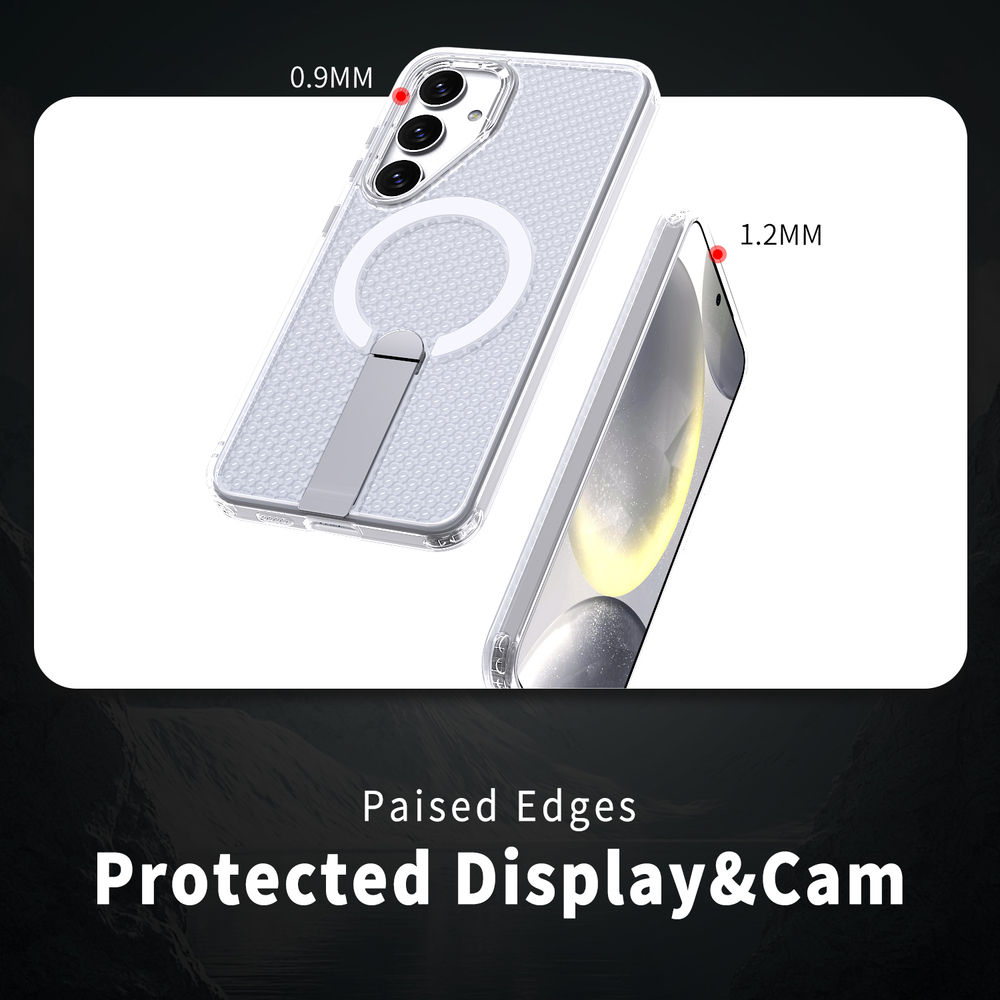 Прозрачный чехол Mesh Pro Magnetic Case для Samsung Galaxy S24