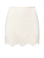 Юбка шелк с кружевом