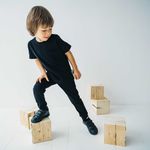 Брюки с манжетой "Уголь"