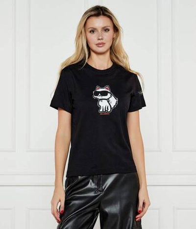 Футболка IKON SKETCH CHOUPETTE Karl Lagerfeld - черный(A1W17128)