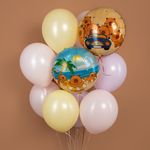 Шар (18''/46 см) Круг, Капибара, Дизайн №2, 1 шт.