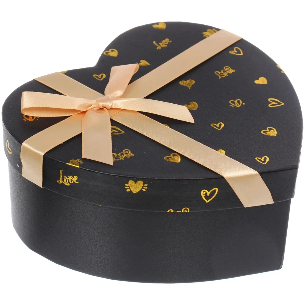 Коробка подарочная «Лучший подарок» 19*17*7.5 см, Черный