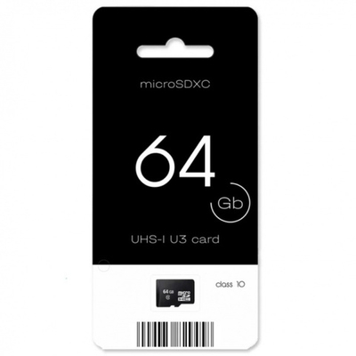 Карта памяти Prosto 64GB MicroSDXC U3 UHS-I без адаптера