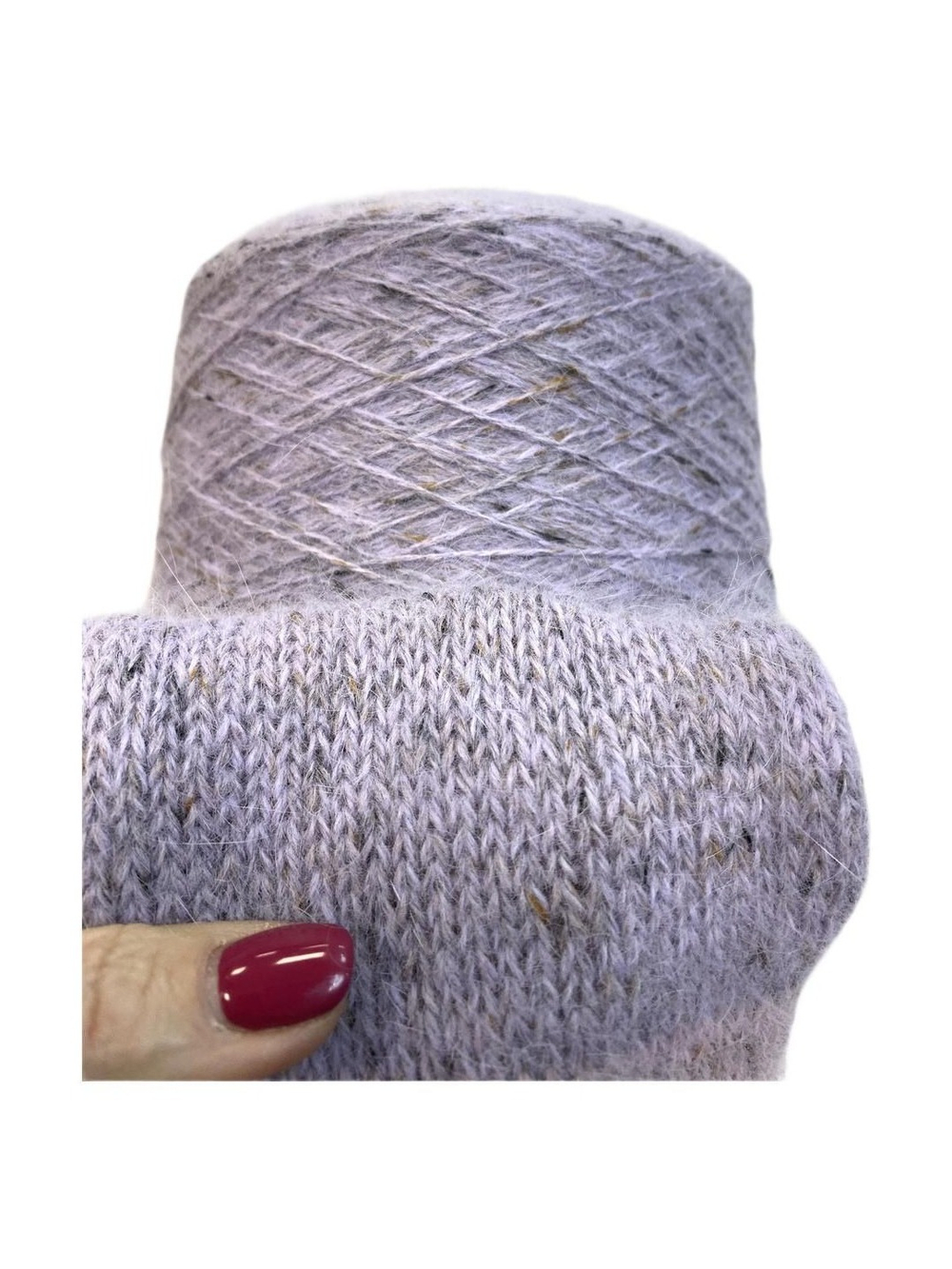 Пряжа на бобине Ангора Твид (Италия) 75% ангора 5% вискоза 20% п/а 100г-450м 200г