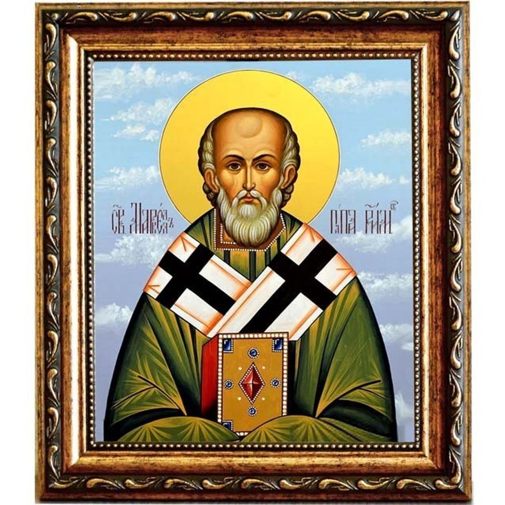 Маркелл Римский, папа Римский священномученик. Икона на холсте.