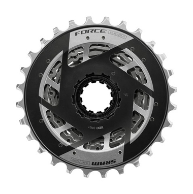 Кассета SRAM FORCE XG-1270, 12 speed (12 скоростей), E1, Silver (серебряный)