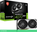 Видеокарта MSI NVIDIA GeForce RTX 4070 Super 12Gb Ventus 2X OC GDDR6X (602-V513-168S)