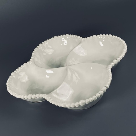 Lenardi 305-358 Менажница 30,5х6,5см МАРИНЕТ в под.уп.(х8)Фарфор