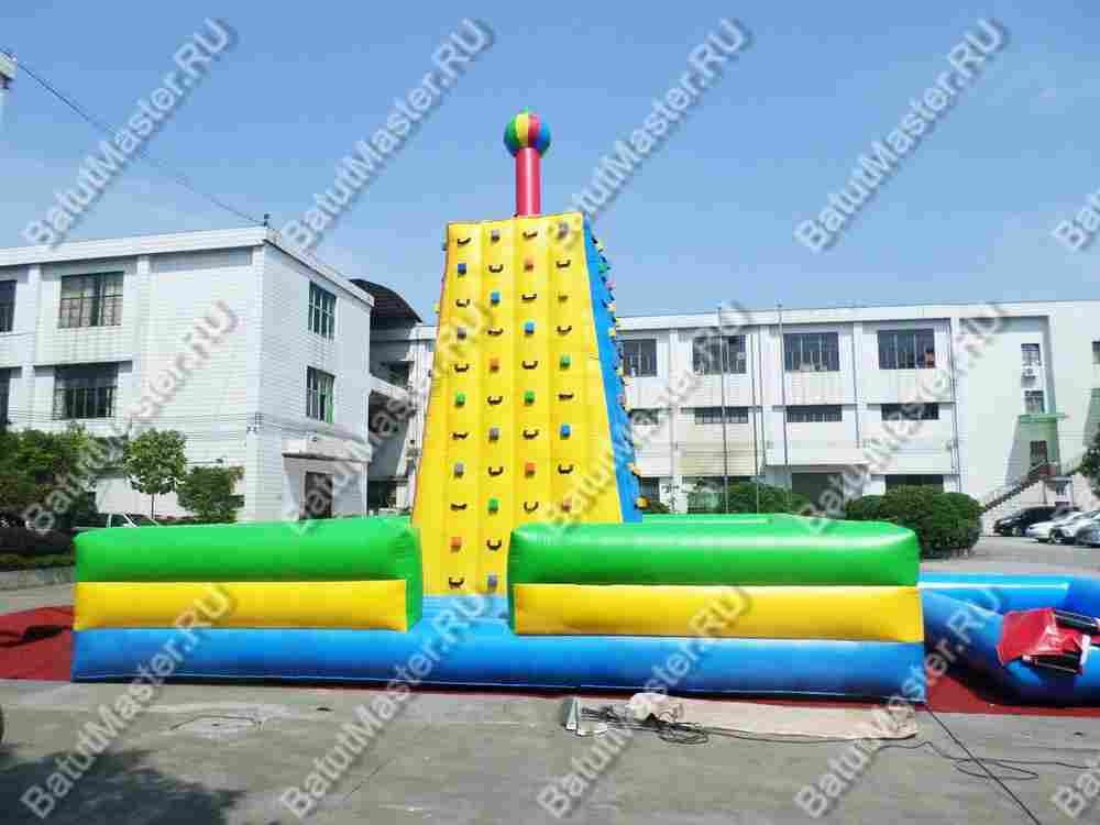 Коммерческий надувной скалодром "Великая башня" 10*10*8 м