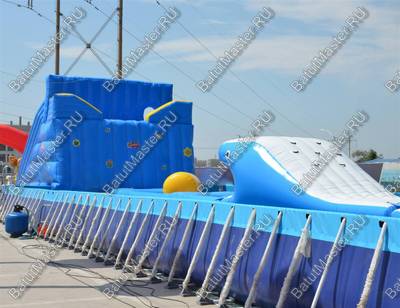 Аквапарк "Морское приключение" размер 25*6*5 м