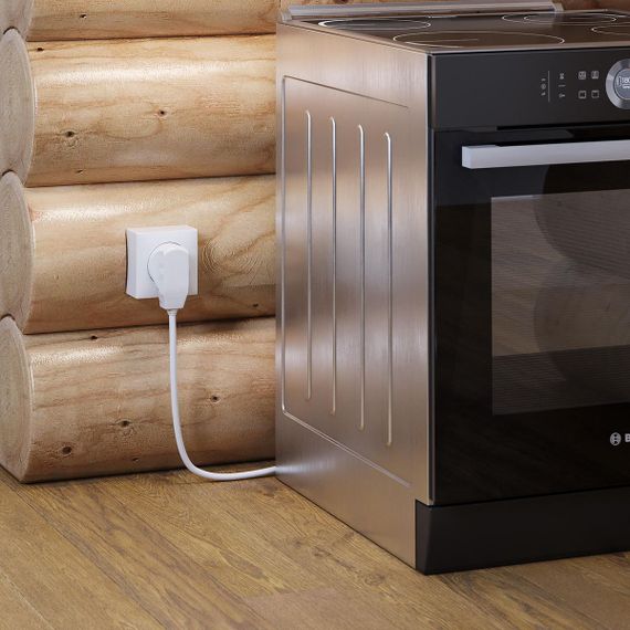 Розетка с вилкой для электроплиты Werkel 250V 32A белый W1189201 4690389170805