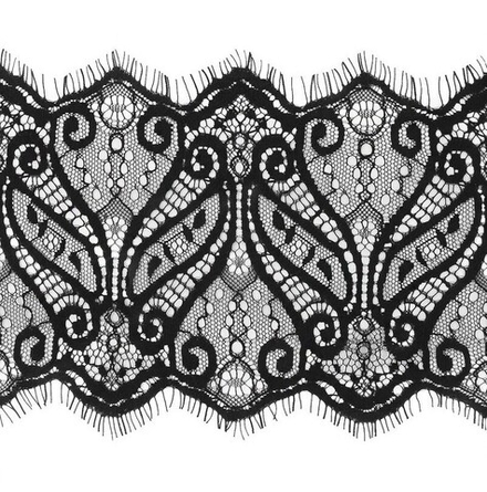 Кружево французское ш.13см. J060 черный