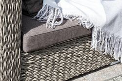 "Лунго" модуль диванный угловой с подушками, цвет серый (гиацинт)