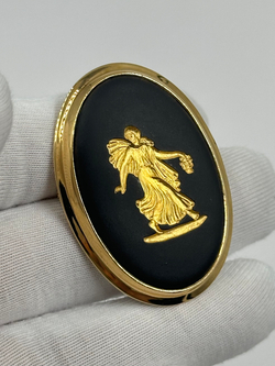 Брошь Wedgwood чёрная